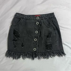 Signature 8 Jean Skirt